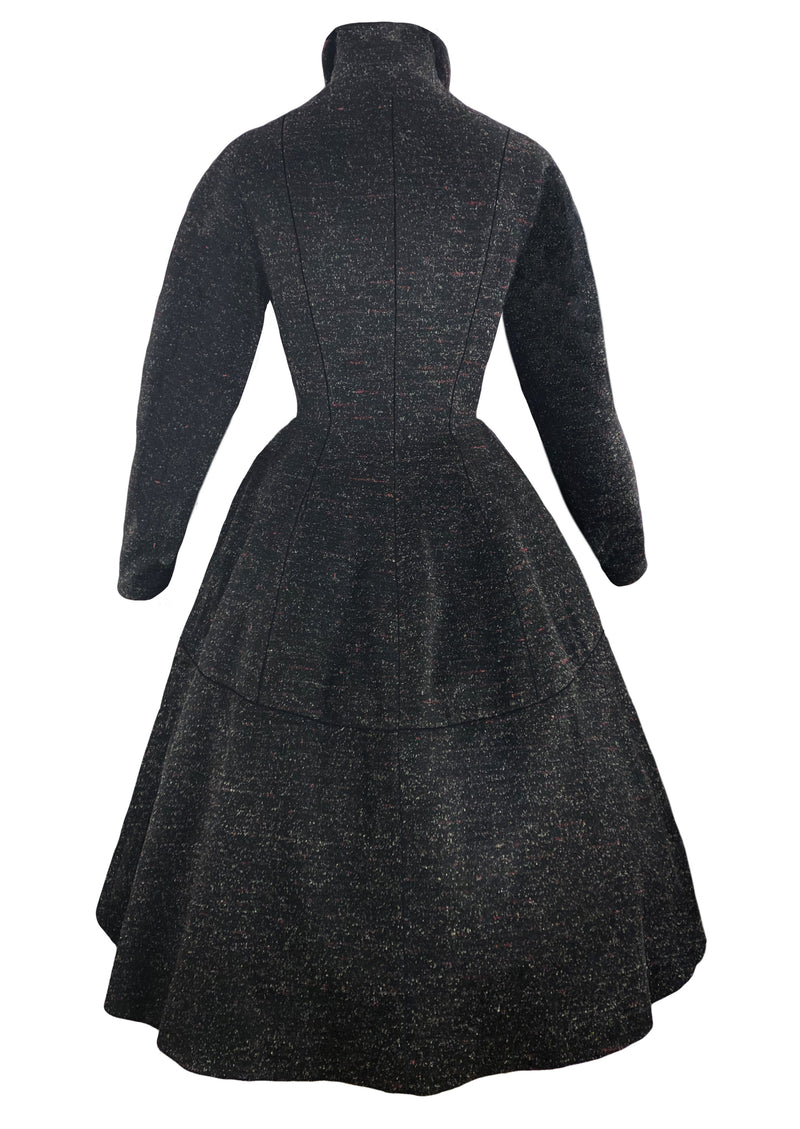 Stunning 1950s Lilli Ann Designer Princess Coat- New!
