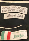 Vintage 1960s Designer Emanuel Ungaro Wool Dress- New! (SOLD)