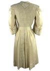 Spectacular 1900s Embroidered Cream Wool Coat- New!