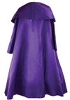 Luxurious 1950s Purple Silk Satin Opera Coat- New!