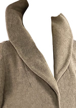Vintage Late 1950s Oatmeal Wool Clutch Coat - NEW!