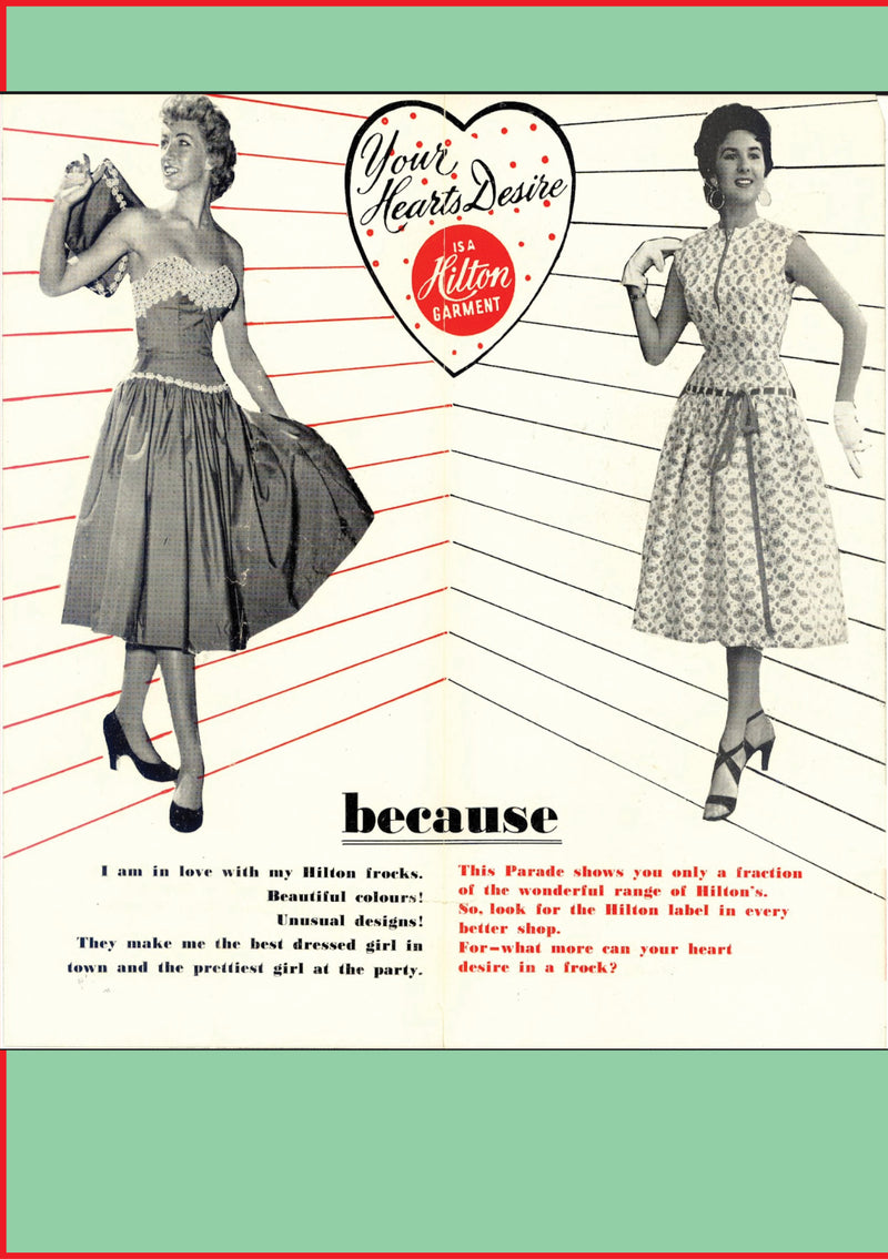 1950s Australian Designer Black & Gold Polka Dot Dress- New!