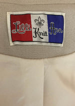 Late 1960s  Deadstock Lilli Ann Cream Ensemble - New! (ON HOLD)
