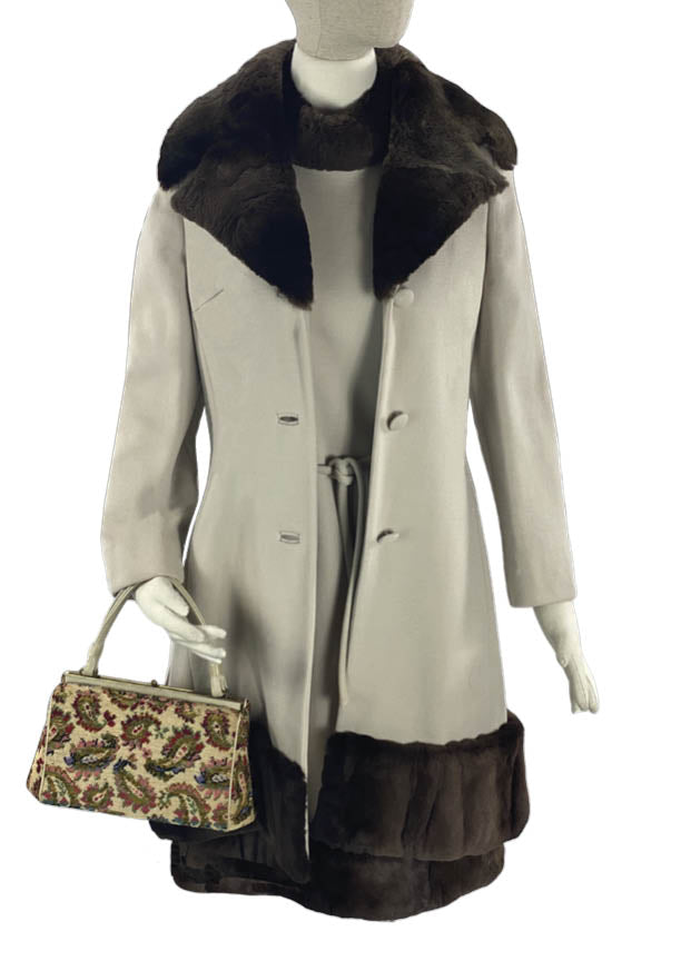 Late 1960s  Deadstock Lilli Ann Cream Ensemble - New! (ON HOLD)