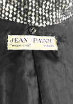 Couture 1960s Jean Patou Wool Dress and Cape - New!