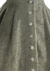 Dramatic 1950s Grey Flecked Wool Princess Coat- NEW!