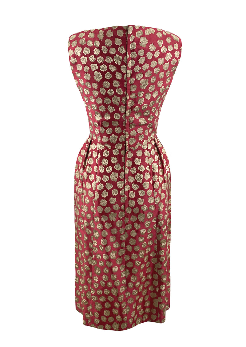Late 1950s to Early 1960s Rouge Pink Dress - New!
