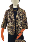 Stunning 1960s Faux Leopard Jacket - New!