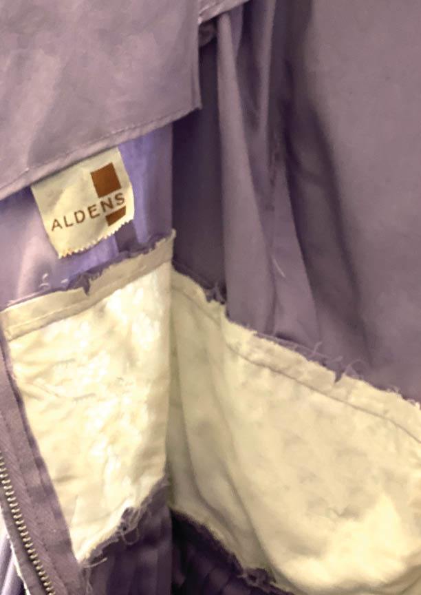 Sweet Late 1950s Aldens Label Lavender Cotton Dress- New!