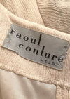 Vintage 1960s Raoul Couture Cream Wiggle Dress- NEW!
