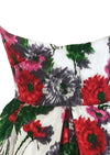 Later 1950s to Early 1960s Zinnia Floral Cotton Dress - NEW!