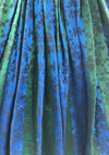 Early 1960s Blue Green Brocade Dress Suit - New!