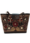 Vintage 1960s Edith Collins Jewelled Canvas Handbag - New!