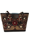 Vintage 1960s Edith Collins Jewelled Canvas Handbag - New!