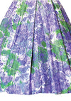 1950s Impressionist Lilac Dress - New!