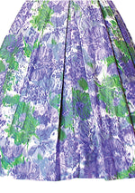 1950s Impressionist Lilac Dress - New!