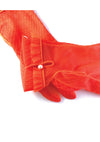 Vintage 1950s Tangerine Nylon Gloves - New!