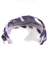 Vintage 1950s Purple and Lilac Floral Bandeau - New!