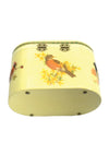 Vintage 1960s Decoupage Birds Oval Box Handbag - New!