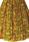 1950's -1960s Autumn Impressionist Print Dress  - New!