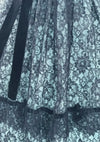 Exceptional Vintage 1950s Black Lace Party Dress - New!