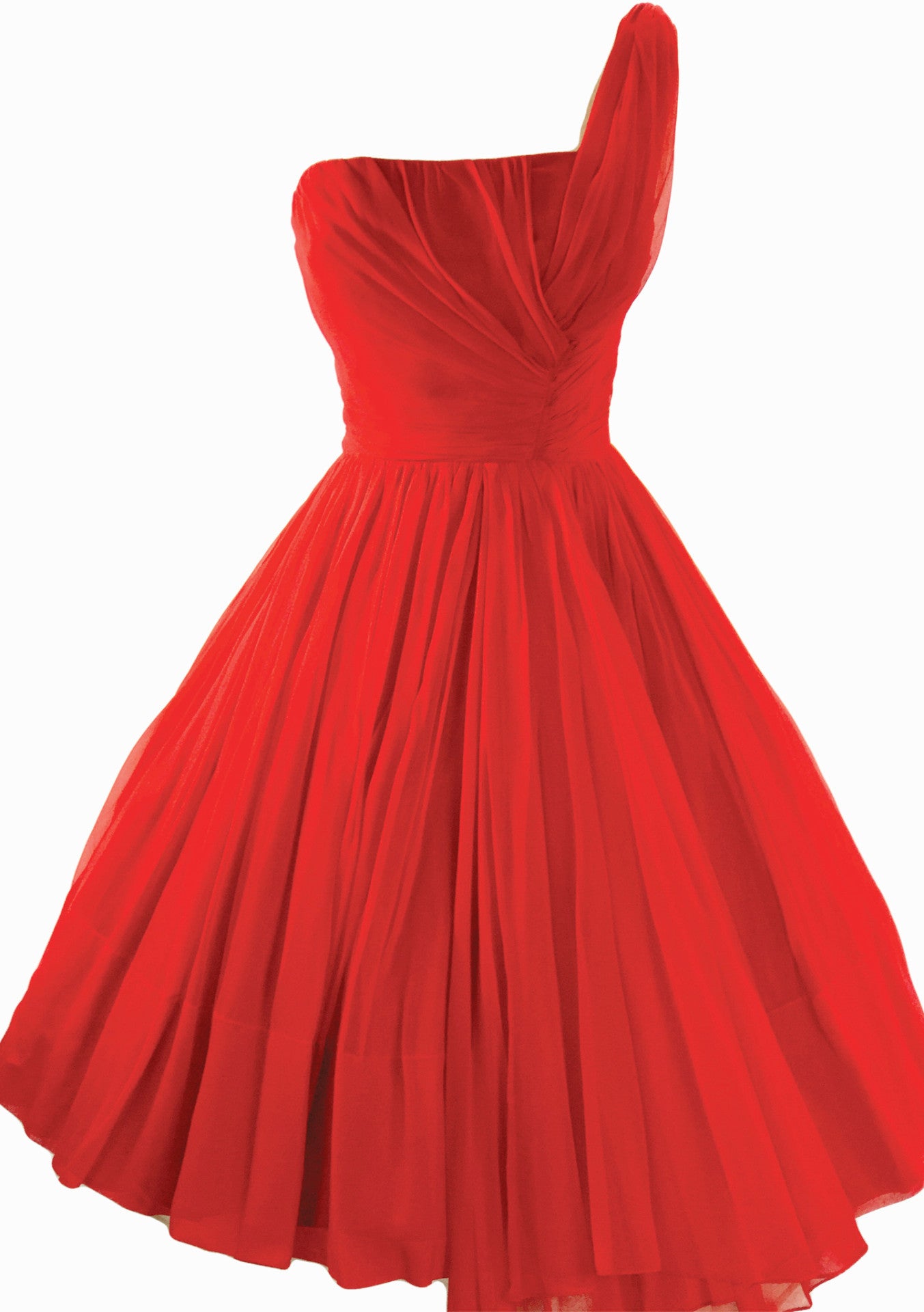 Chiffon 50s dress shop