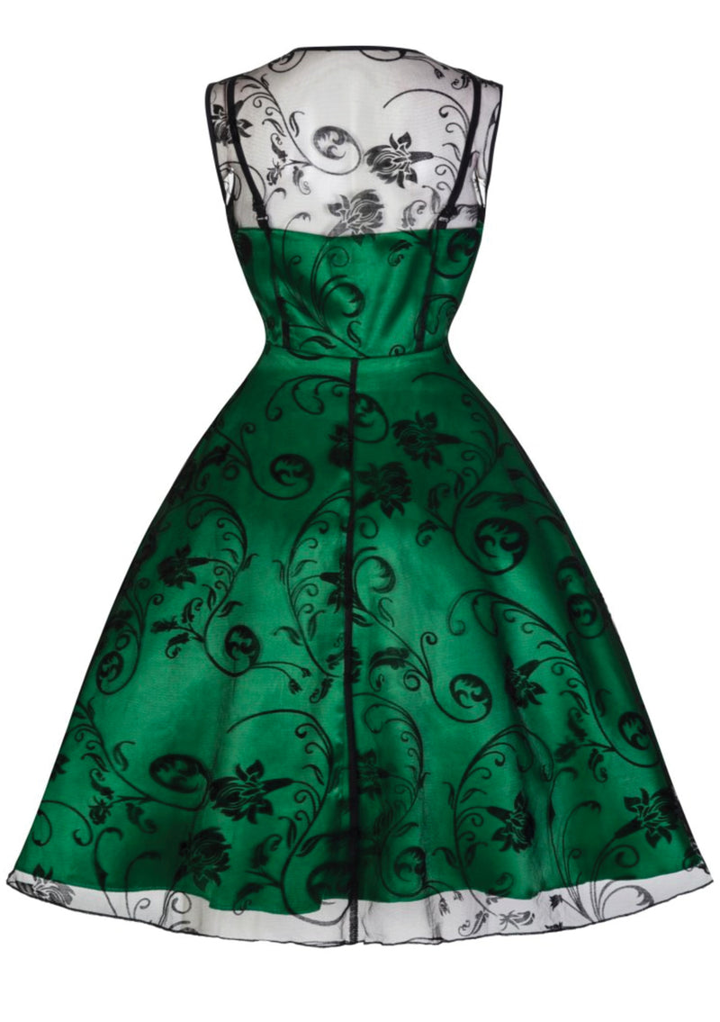 Recreation of 1950s Emerald Green Party Dress - New!