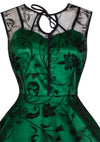 Recreation of 1950s Emerald Green Party Dress - New!