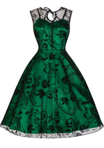 Recreation of 1950s Emerald Green Party Dress - New!