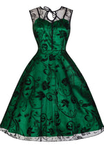 Recreation of 1950s Emerald Green Party Dress - New!