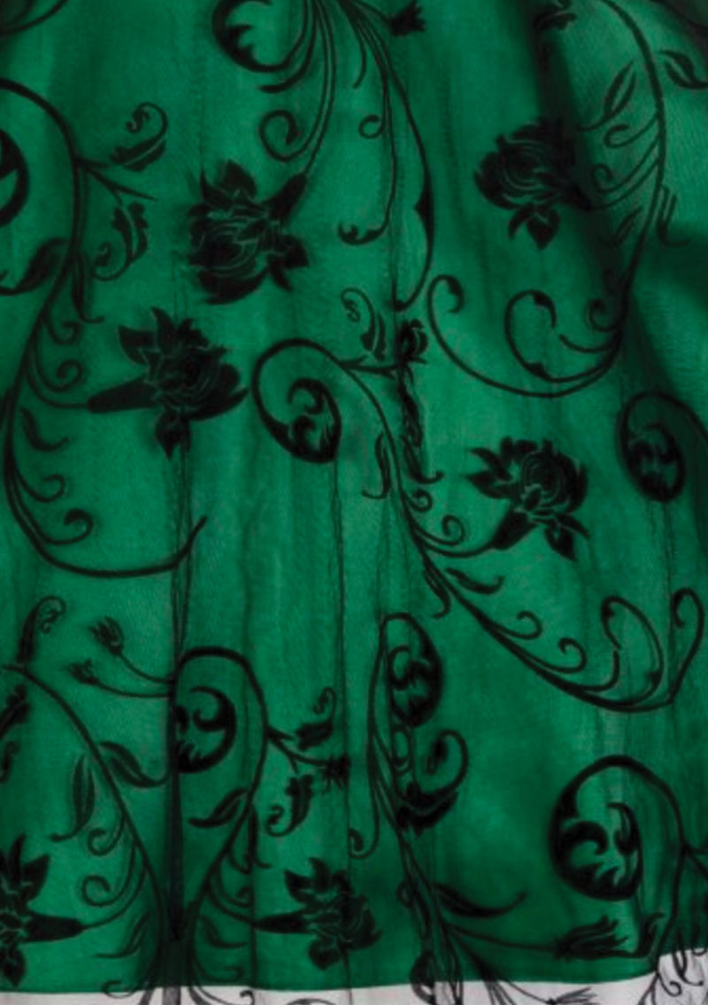 Recreation of 1950s Emerald Green Party Dress - New!