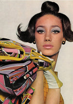 Vintage early 1970s Pucci Op Art Print Couture Dress - New!