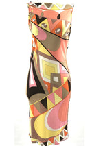 Vintage early 1970s Pucci Op Art Print Couture Dress - New!