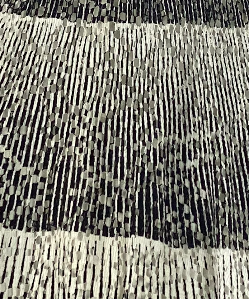 Late 1950s Black and White Cotton Lace Dress- NEW!