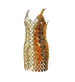 Iconic Paco Rabanne Space Age Designer Party Dress - New!