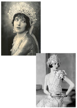 Vintage 1920s - 1930s Rhinestone Kokoshnik Headpiece- NEW!