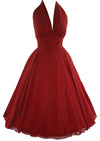 Recreation of Marilyn Monroe's 1950s Red Cocktail Dress - New!