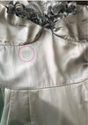 Vintage 1950s Silver Satin Applique Party Dress - New! (ON HOLD)