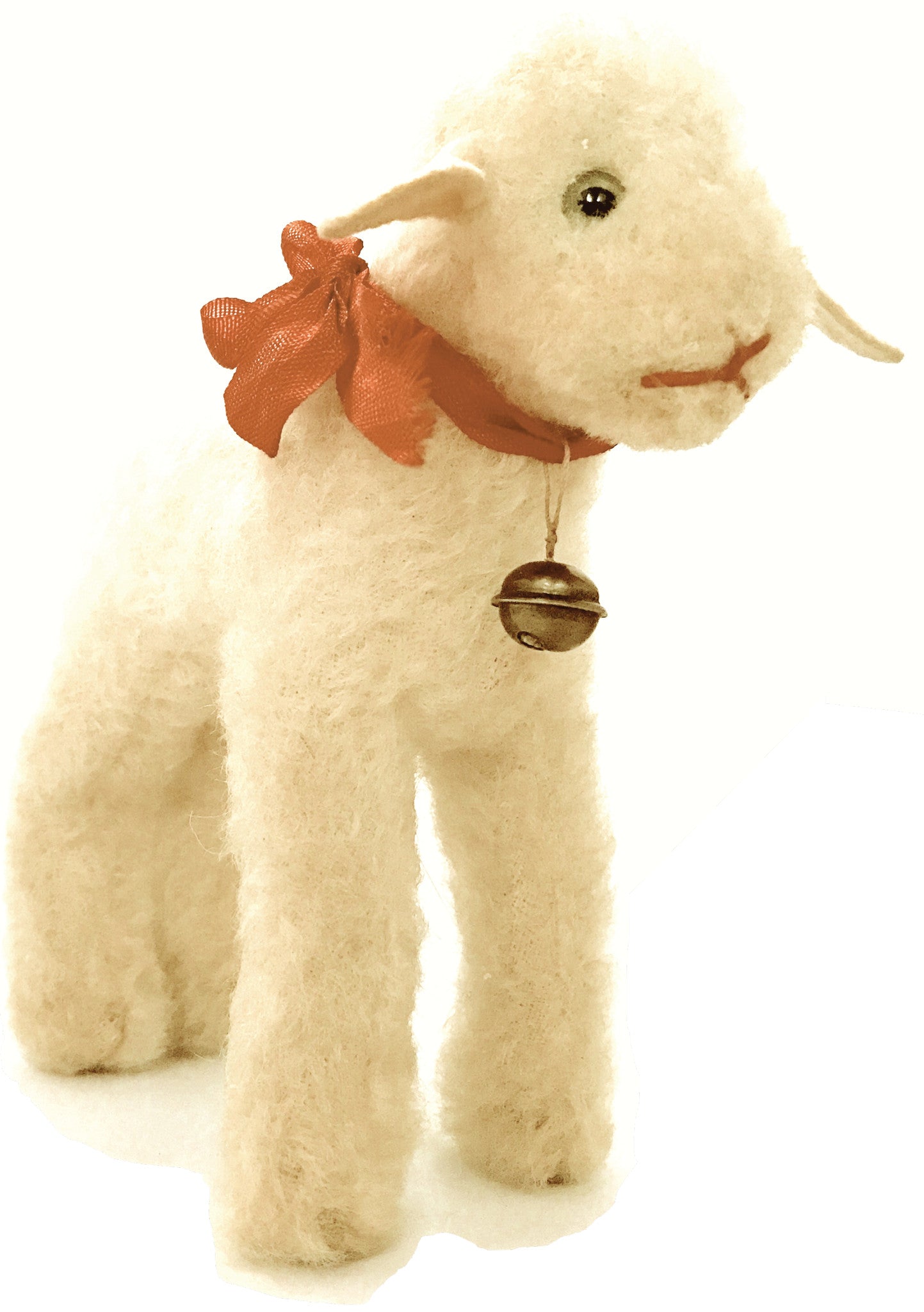 Vintage 1950s Steiff Cream Baby Lamb Toy New Coutura Vintage