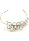 Striking Czech Clear Crystal and AB Stones Headband