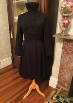 Vintage Rare 1940s Designer Lilli Ann Black Wool Coat- New!