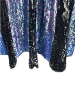 Vintage 1920s Black & Blue Sequins Party Dress  - New!