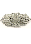 Outstanding 1930s Duette Rhinestone Brooch - New!