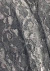 Vintage 1950 Black Cashmere Cardigan with Mink- New