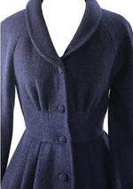 1950s French Blue Princess Coat - New!