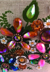 Vintage 1960s Edith Collins Jewelled Canvas Handbag - New!