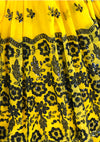 Vintage 1950s Gold Flocked Glitter Party Dress - New!