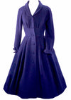 1950s French Blue Princess Coat - New!
