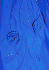 Vintage 1950s Sapphire Blue Taffeta Party Dress - New