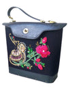 Vintage 1960s Spanish Dancer Jewelled Bucket Handbag